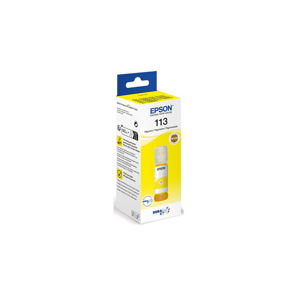 EPSON 6LB 113 EcoTank Pigment Yellow ink bottle