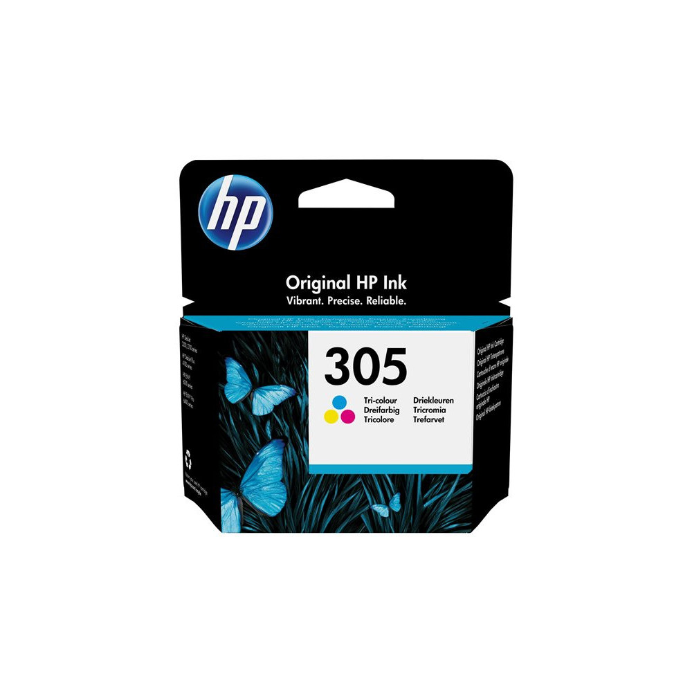 HP 305 Tri-color Original Ink Cartridge