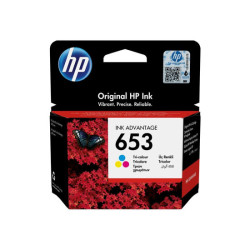HP 653 Tri-color Original Ink Advantage Cartridge