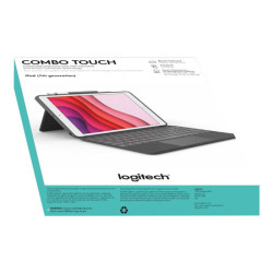 LOGITECH Combo Touch for iPad 7th & 8th generation - Graphite - Fra