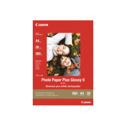 CANON PP-201 plus photo  papier inkjet 260g/m2 A4 20 feuilles pack de 1
