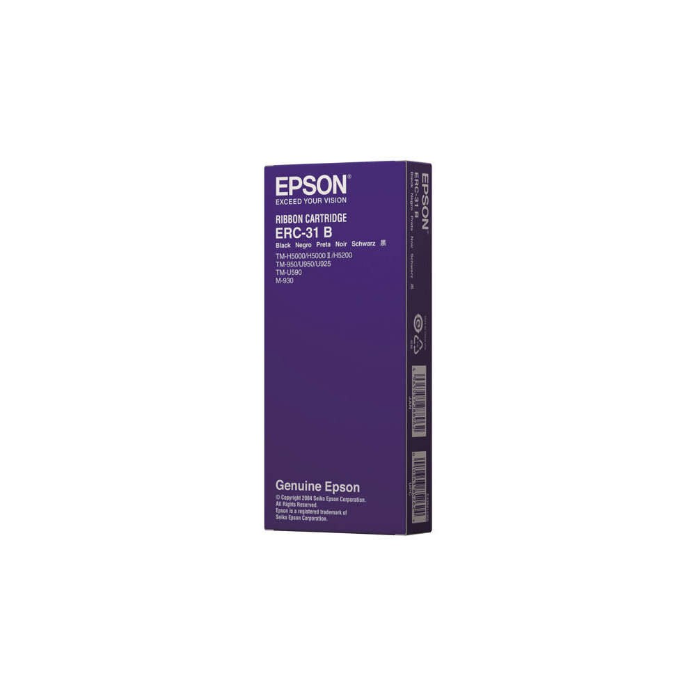 EPSON ERC31B ruban noir 4.500.000 caractères pack de 1