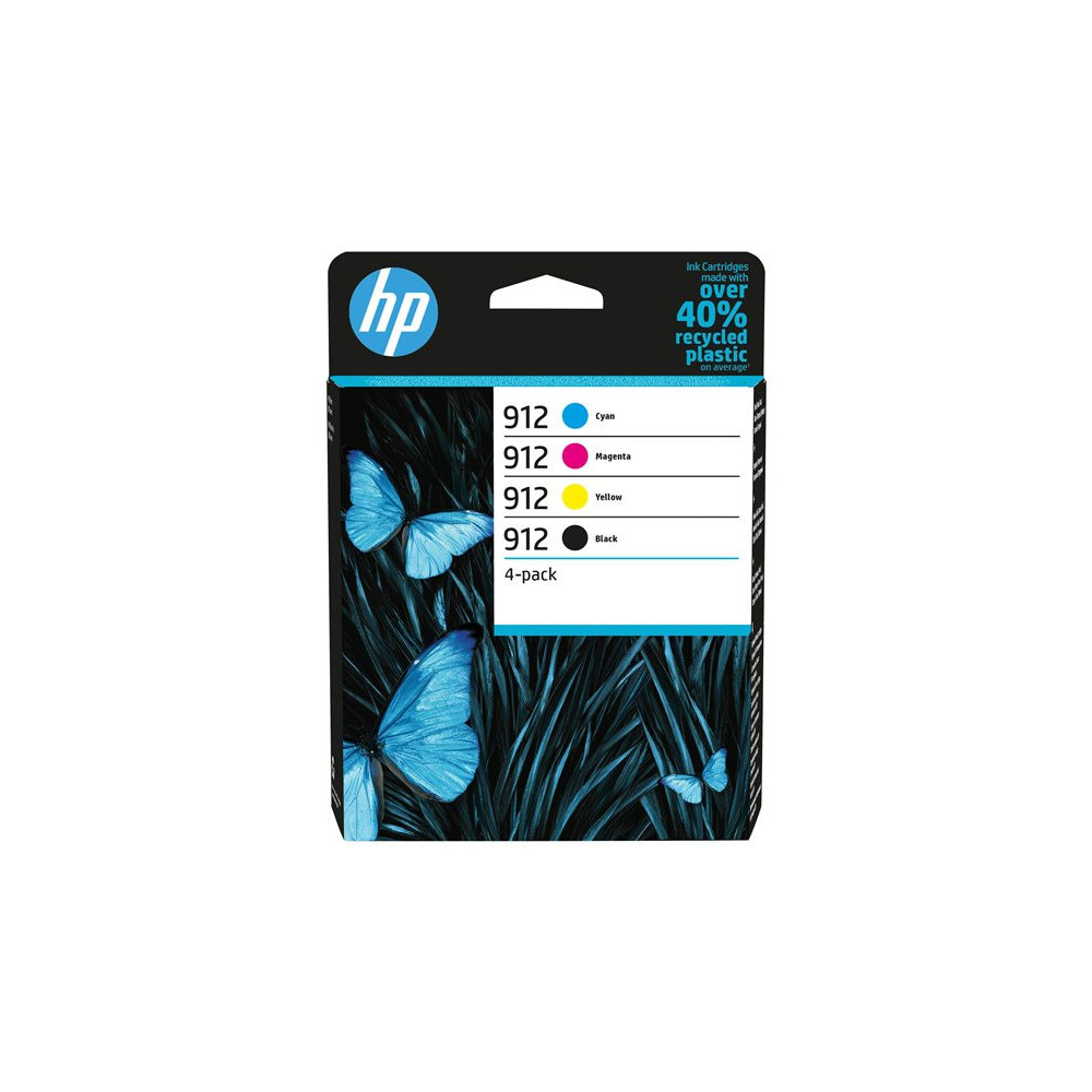 HP 912 CMYK Original Ink Cartridge 4-Pack