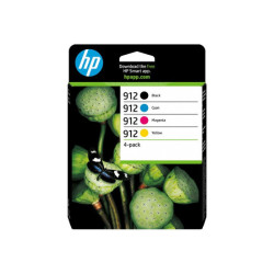 HP 912 CMYK Original Ink Cartridge 4-Pack