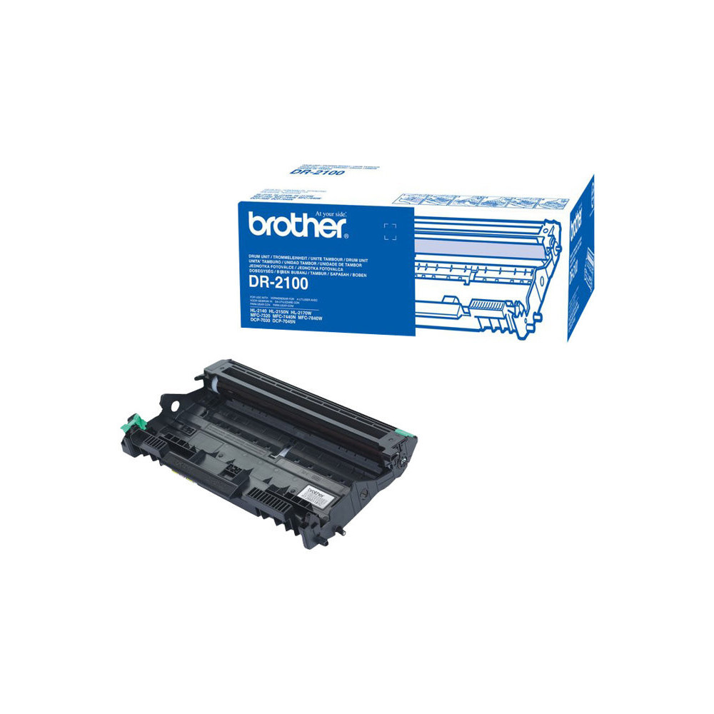BROTHER DR-2100 tambour noir capacité standard 12.000 pages pack de 1