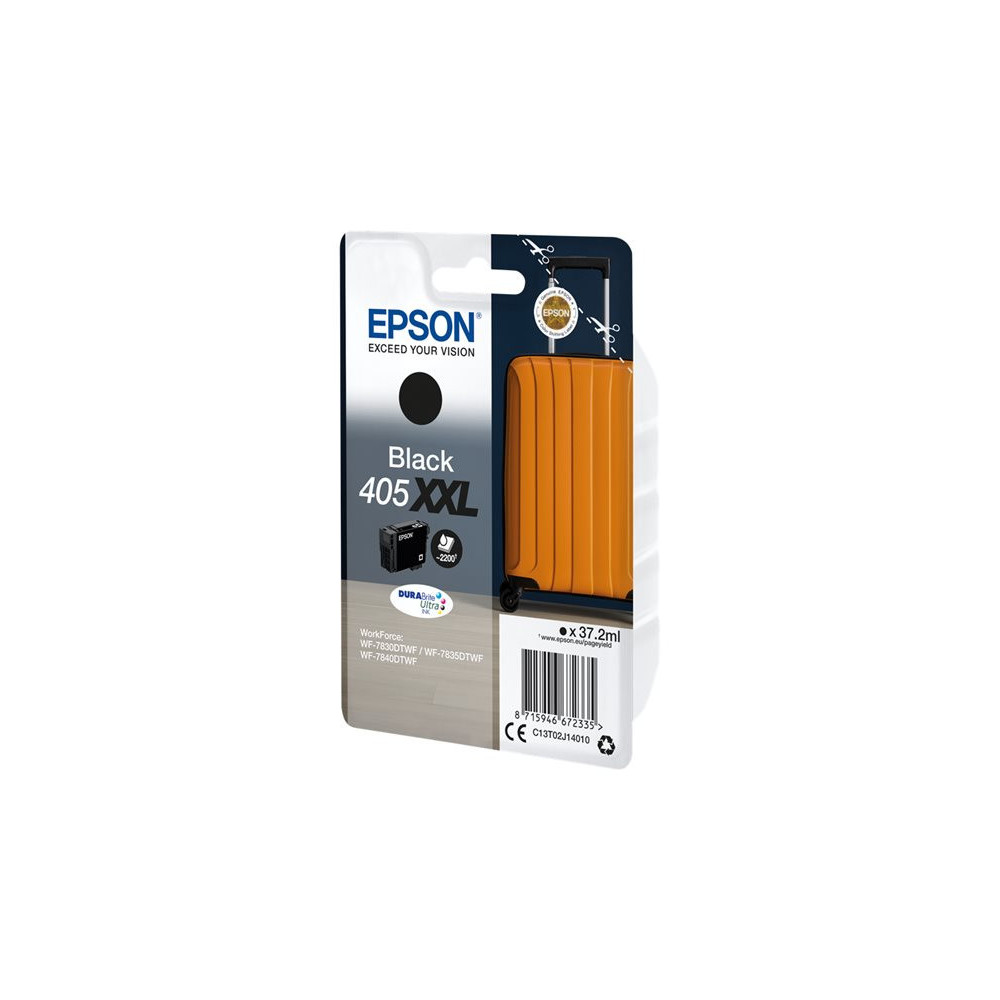 EPSON 4LB Singlepack Black 405XXL DURABrite Ultra Ink w/s