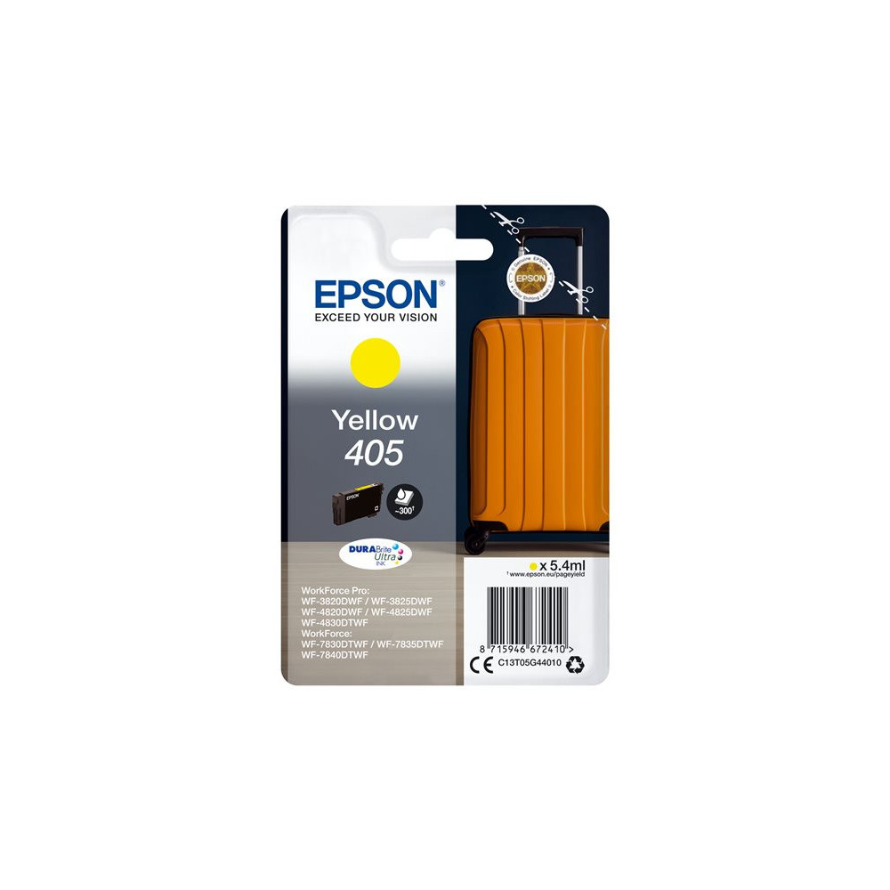 EPSON 6LB Singlepack Yellow 405 DURABrite Ultra Ink