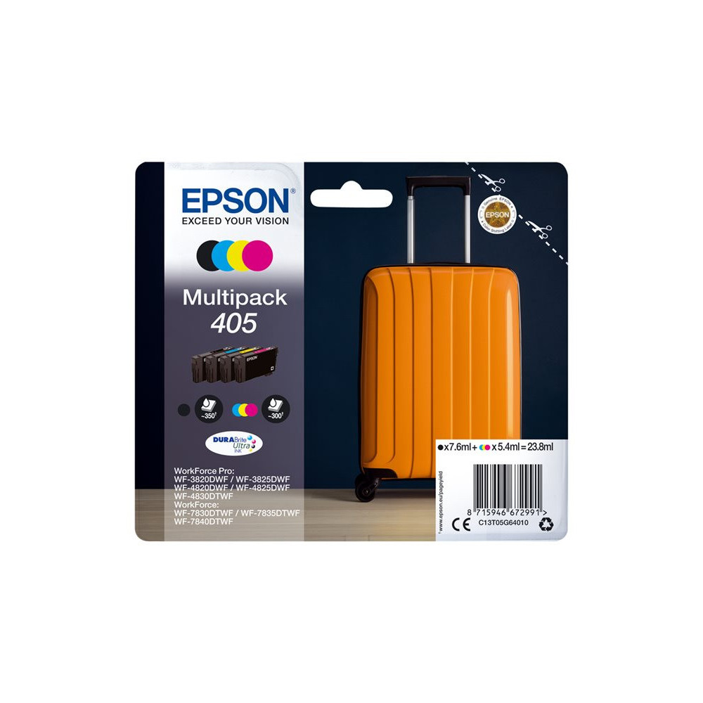EPSON 2LB Multipack 4-colours 405 DURABrite Ultra Ink w/s
