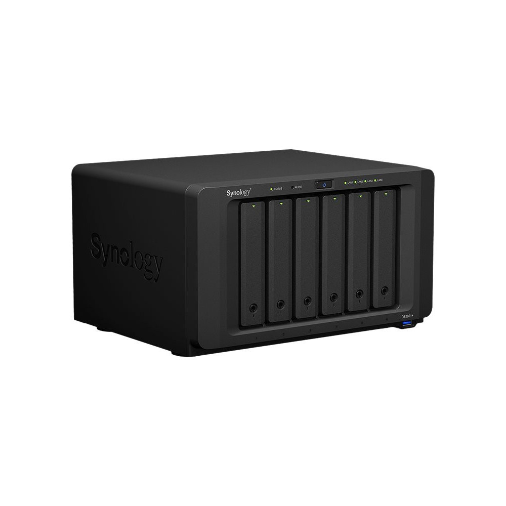 SYNOLOGY DS1621+ NAS AMD V1500B quad-core 2.2GHz 4Go DDR4 3xUSB 3.2 Gen 1 2xeSATA