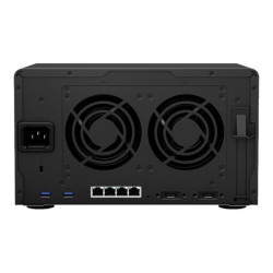 SYNOLOGY DS1621+ NAS AMD V1500B quad-core 2.2GHz 4Go DDR4 3xUSB 3.2 Gen 1 2xeSATA