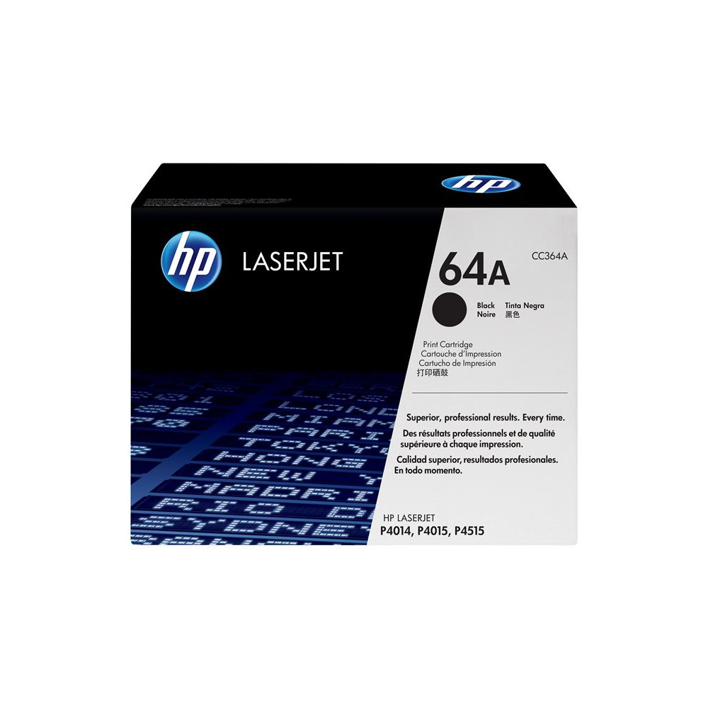HP 64A original LaserJet Toner cartridge CC364A black standard capacity 10.000 pages 1-pack Smart Printing Technology