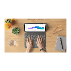 LOGITECH COMBO TOUCH - GREY - CENTRAL (FR)