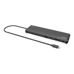 URBAN FACTORY Hubee Mini: USB-C Docking Station Multi Display 4K With Power Delivery 100W