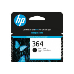 HP 364 original Ink cartridge CB316EE BA1 black standard capacity 6ml 250 pages 1-pack with Vivera Ink cartridge