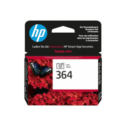 HP 364 original Ink cartridge CB317EE BA1 photo black standard capacity 3ml 1-pack with Vivera Ink cartridge