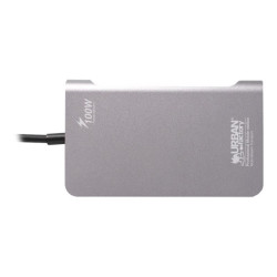 URBAN FACTORY Hubee Plus USB-C Mobile Station RJ45 Gigabit HDMI 4K VGA HD 3xUSB-A 3.1 of 10gbps 100Watts