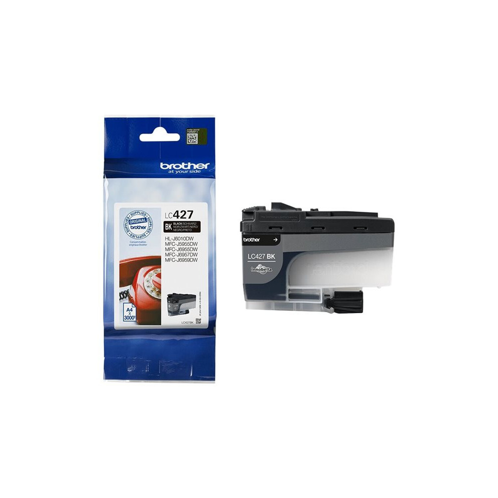 BROTHER Black Ink Cartridge - 3000 Pages