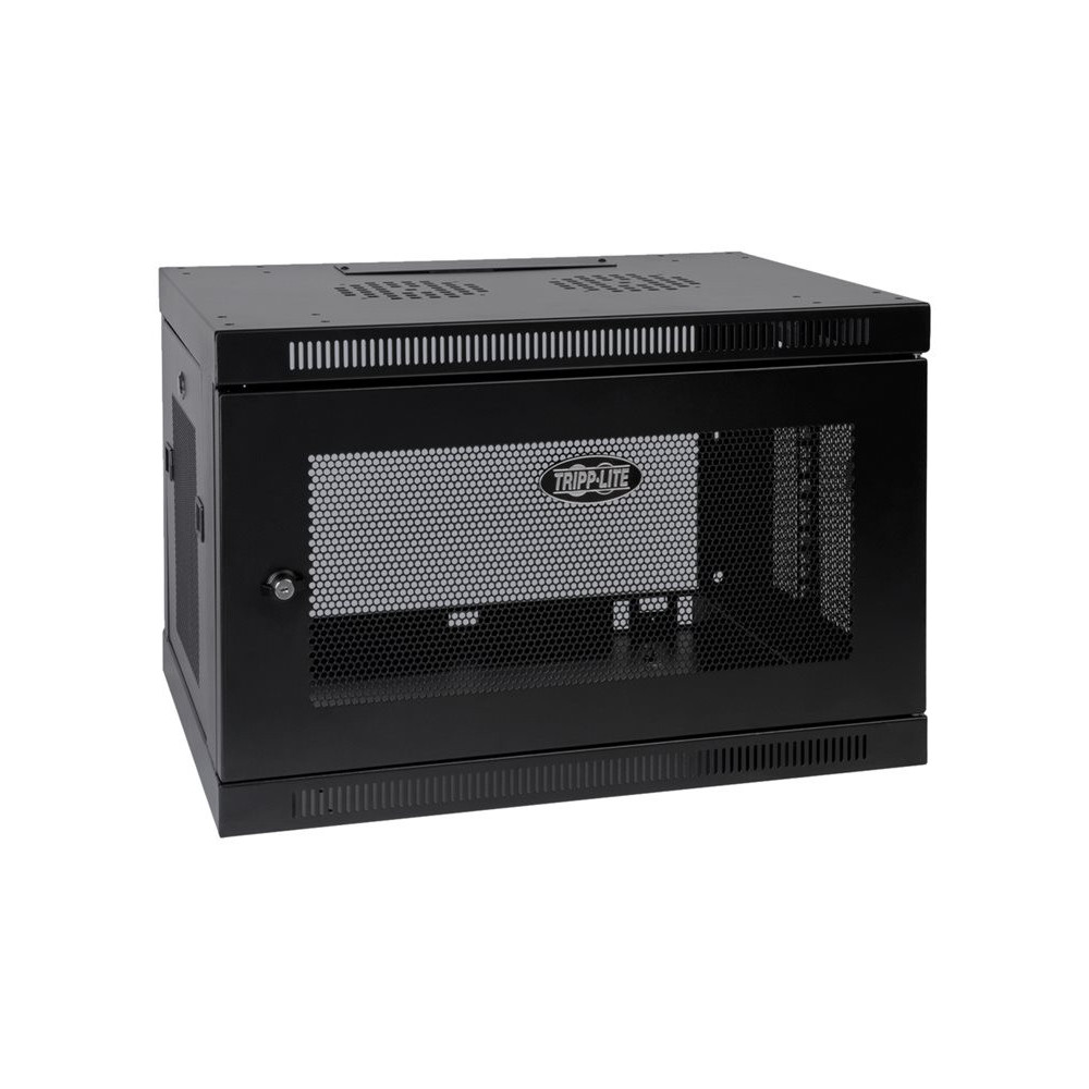EATON TRIPPLITE SmartRack 9U Low-Profile Switch-Depth Wall-Mount Mini Rack Enclosure