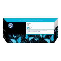 HP 81 original dye Ink cartridge C4931A cyan standard capacity 680ml 1-pack