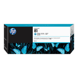 HP 81 original dye Ink cartridge C4934A light cyan standard capacity 680ml 1-pack