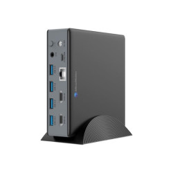 URBAN FACTORY Docking USB A/USB-C-100W-POWER SUP 130W 4K Multi Screen power Delivery 100W 2xHDMI 3xUSB 3.0 5Gbps