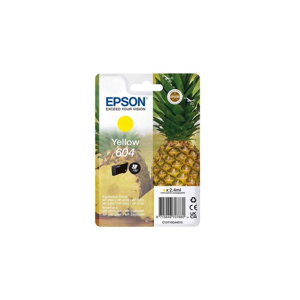 EPSON 1LB Singlepack Yellow 604 Ink
