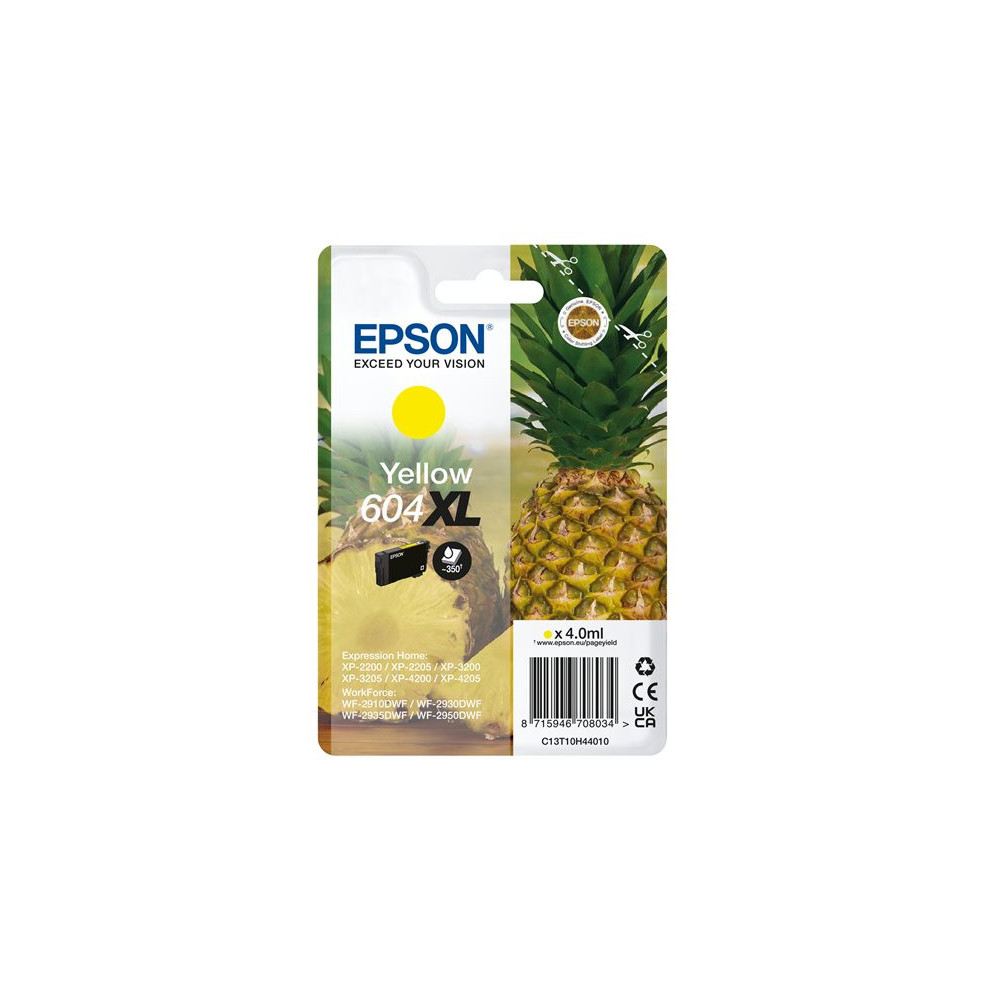 EPSON 1LB Singlepack Yellow 604XL Ink
