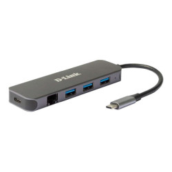 D-LINK 5in1 USB-C Mini Docking Station