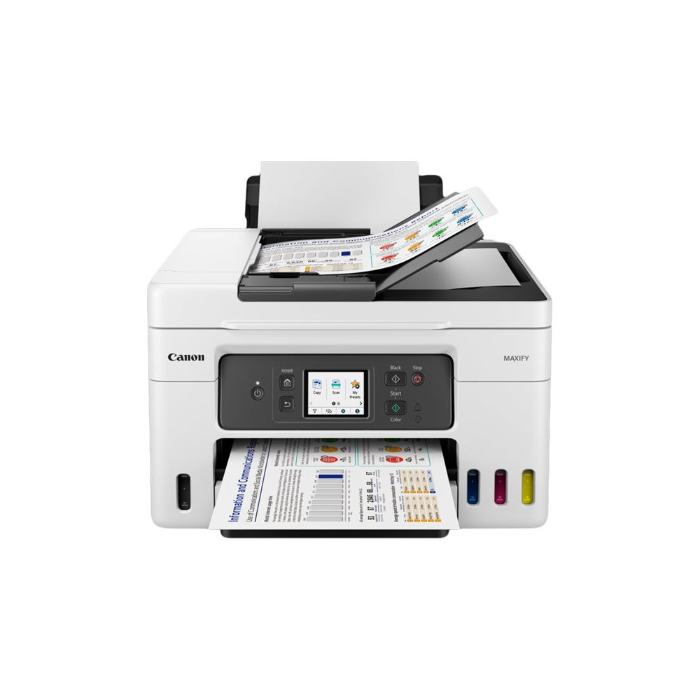 CANON MAXIFY GX4050 MFP colour ink-jet refillable A4 18 ipm print 350 sheets USB 2.0 LAN Wi-Fi