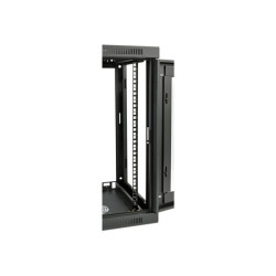 EATON TRIPPLITE SmartRack 12U Low-Profile Switch-Depth Wall-Mount Small Rack Enclosure Clear Acrylic Window