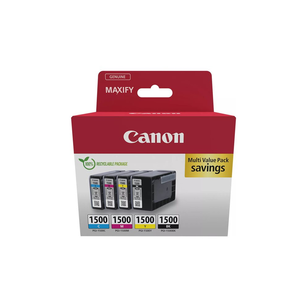 CANON PGI-1500 Ink Cartridge BK/C/M/Y MULTI