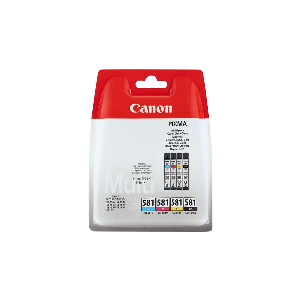 CANON CLI-581 Ink Cartridge C/M/Y/BK MULTI BL