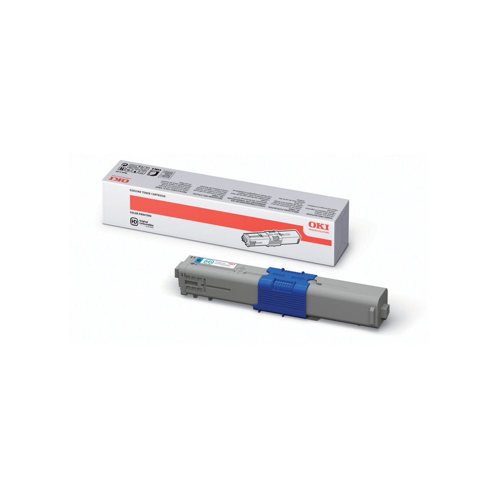 OKI C331 cartouche de toner cyan capacité standard 2.000 pages pack de 1