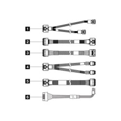 LENOVO ISG ThinkSystem SR650 V3 2.5p Chassis Front BP1 SAS/SATA Cable Kit