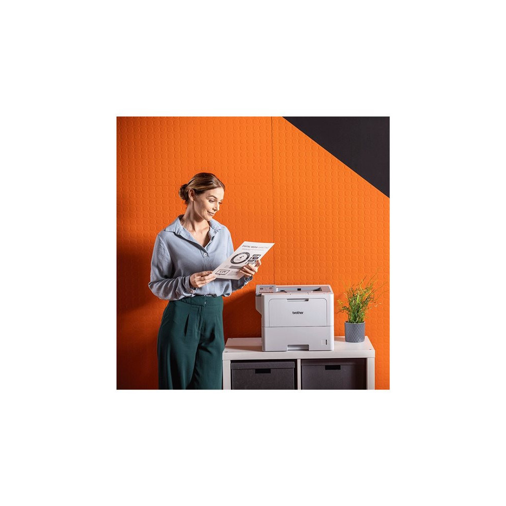 BROTHER HL-L6410DN Printer Mono B/W Duplex laser A4 1200x1200dpi 50ppm capacity 620 sheets USB 2.0 Gigabit LAN NFC USB 2.0 host