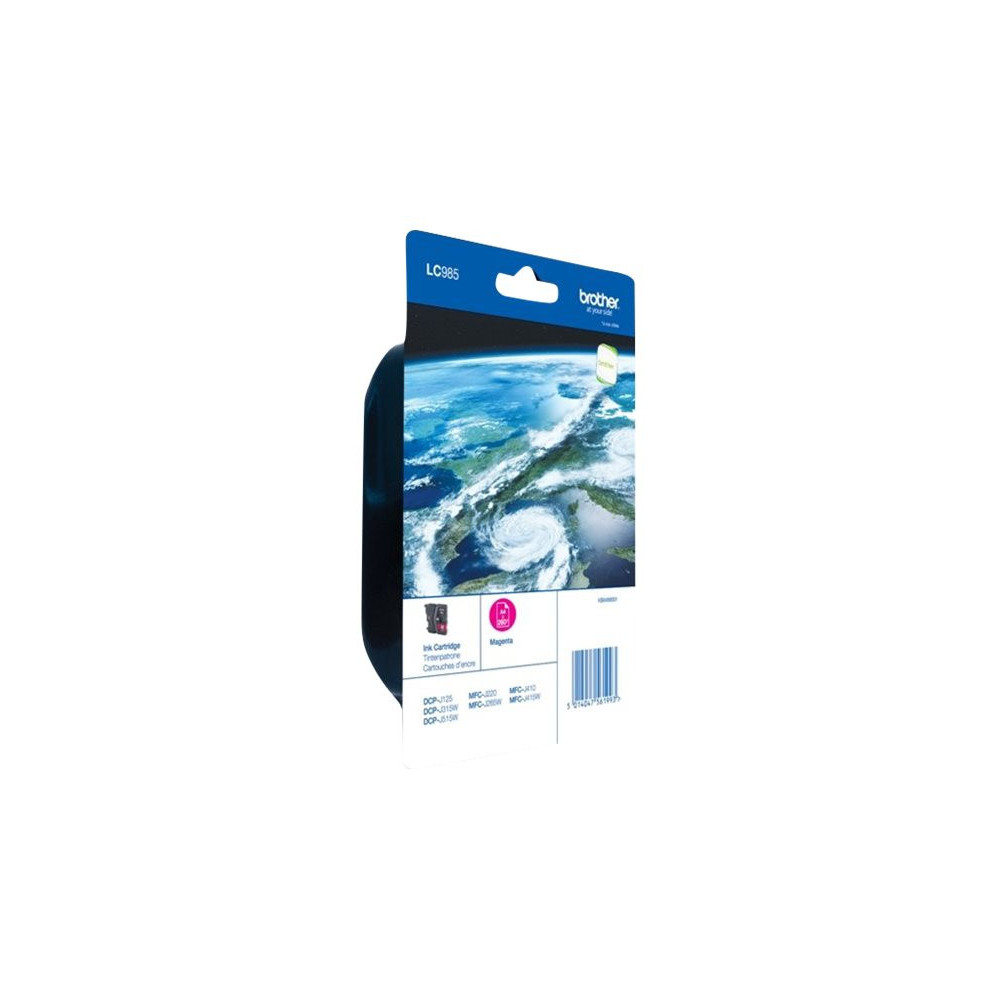 BROTHER LC-985 cartouche dencre magenta capacité standard 260 pages pack de 1
