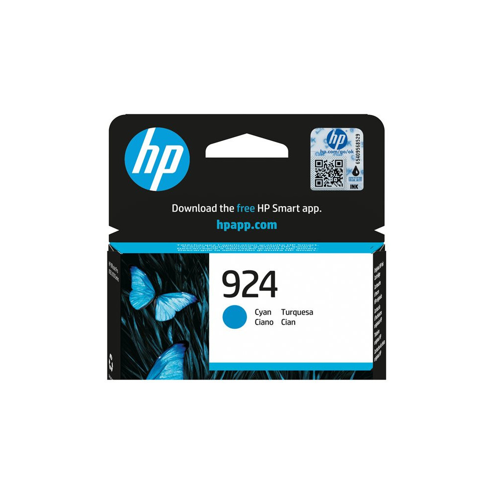 HP 924 Cyan Original Ink Cartridge