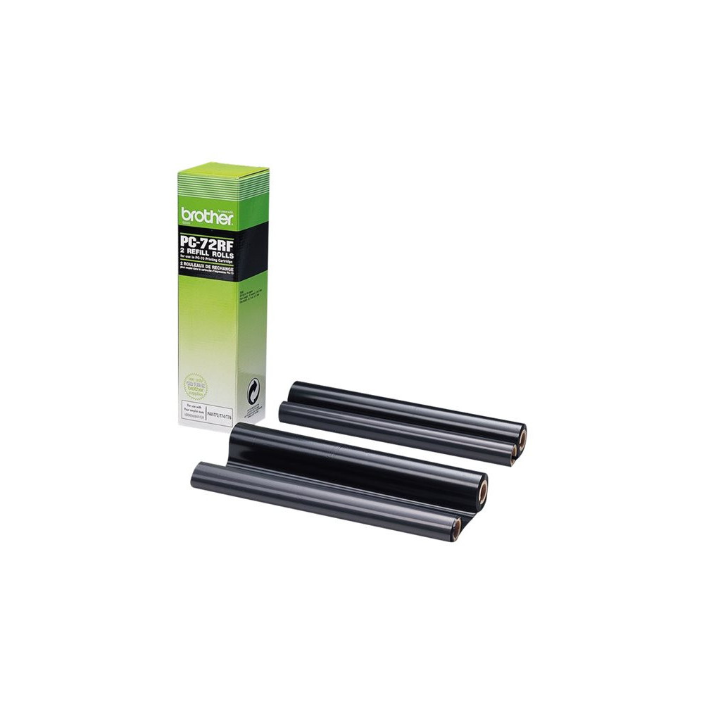 BROTHER PC-72RF rouleau de transfert noir 144 pages refill pack de 2