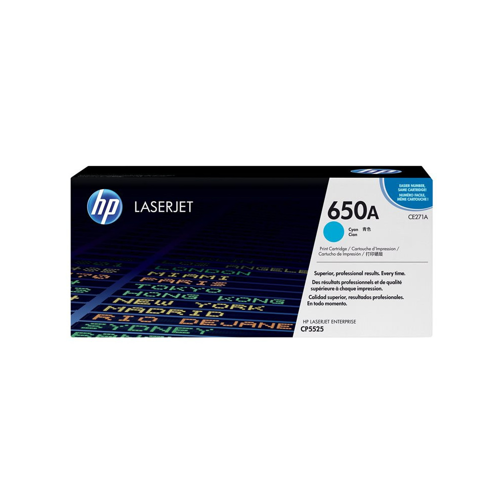 HP original Colour LaserJet CE271A Toner cartridge cyan standard capacity 15.000 pages 1-pack