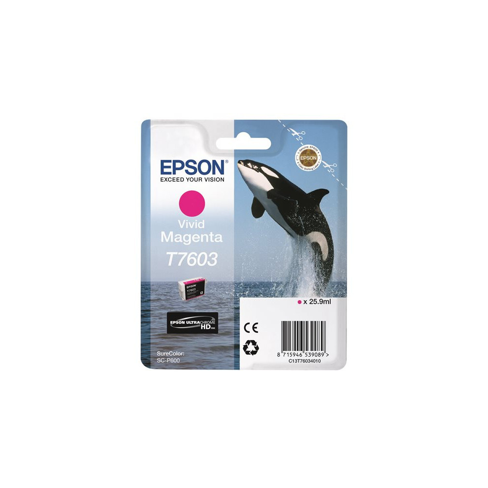 EPSON 5LB T7603 ink cartridge vivid magenta high capacity 25 9ml 1356 pages 1-pack