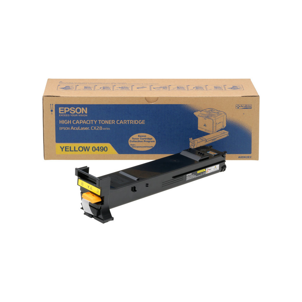 EPSON ACULASER CX28DN toner jaune haute capacité 8.000 pages pack de 1 AcuBrite