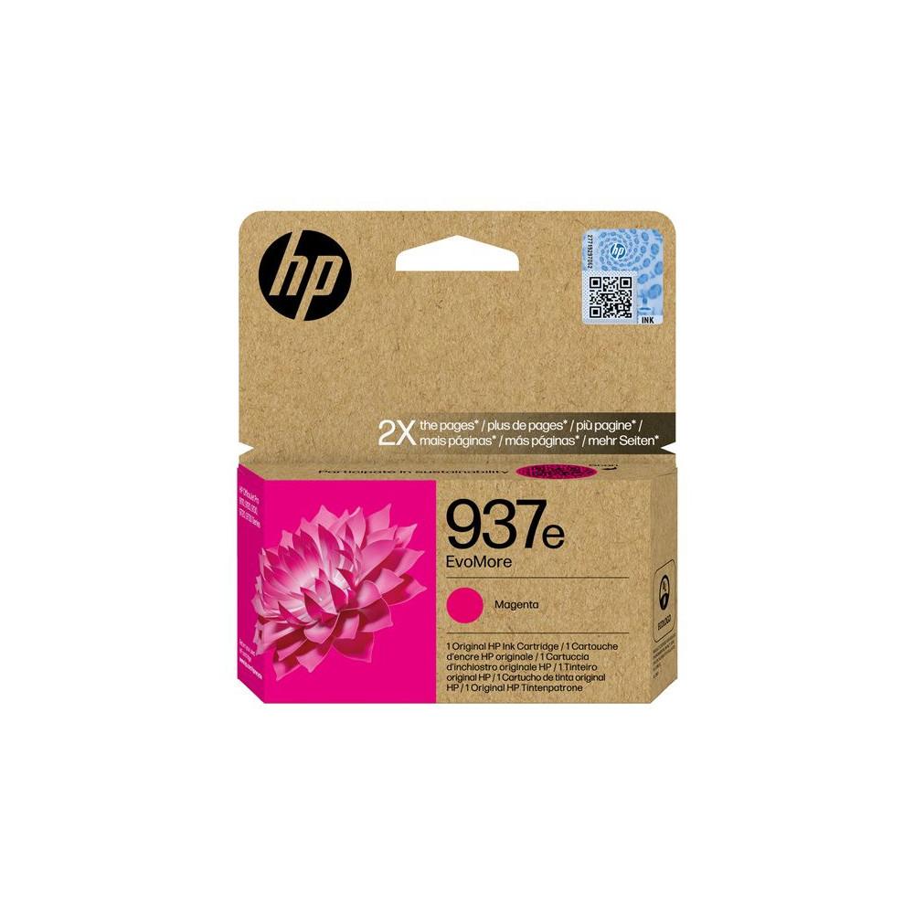 HP 937e EvoMore Magenta Original Ink Cartridge