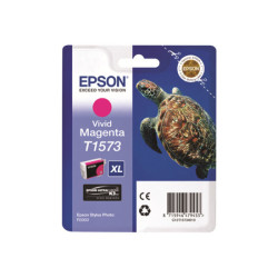 EPSON 5LB T1573 ink cartridge vivid magenta standard capacity 1-pack blister without alarm