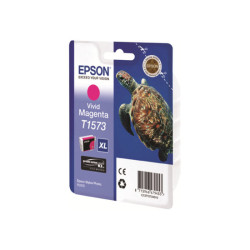 EPSON 5LB T1573 ink cartridge vivid magenta standard capacity 1-pack blister without alarm