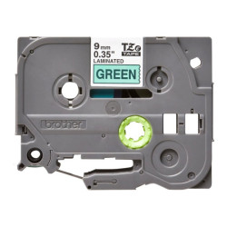 BROTHER P-TOUCH TZE-721 noir sur vert 9mm