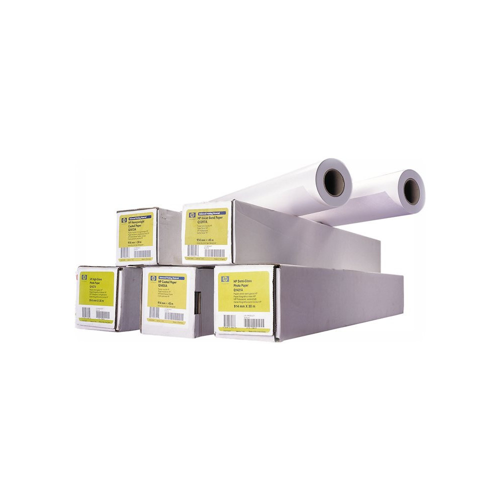 HP COATED papier blanc inkjet 90g/m2 914mm x 45.7m 1 rouleau