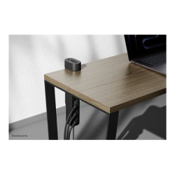 NEOMOUNTS VOLT Desk Clamp socket with Quick-charge USB Ports clamp 0-50mm 3x type-F 230V 1x USB-A 18W 2x USB-C 20W