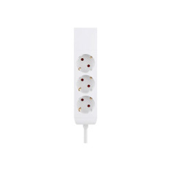 NEOMOUNTS VOLT Desk Clamp socket with Quick-charge USB Ports clamp 0-50mm 3x type-F 230V 1x USB-A 18W 2x USB-C 20W