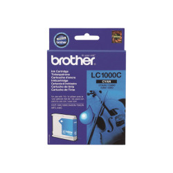 BROTHER LC-1000 cartouche d encre cyan capacité standard 400 pages pack de 1