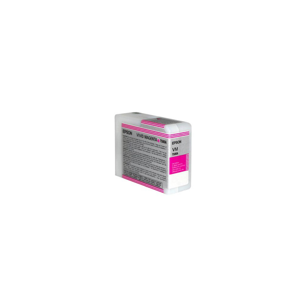 EPSON 5LB T580 ink cartridge vivid magenta standard capacity 80ml 1-pack